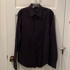 Theory Black Button down shirt